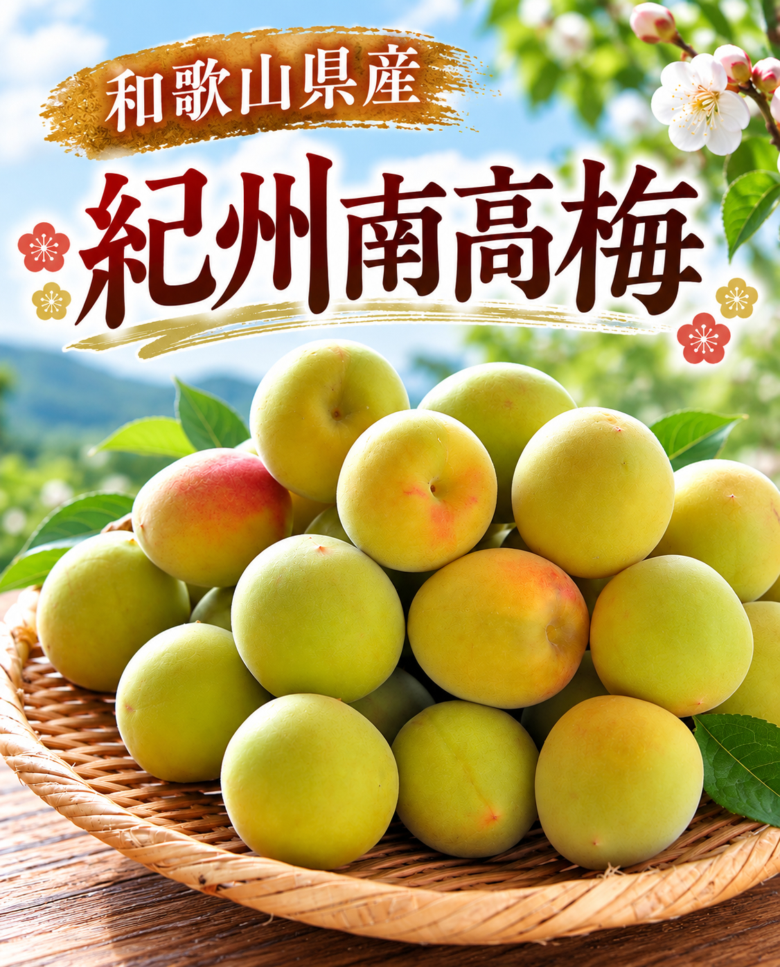 和歌山県産　南高梅　完熟梅1kg